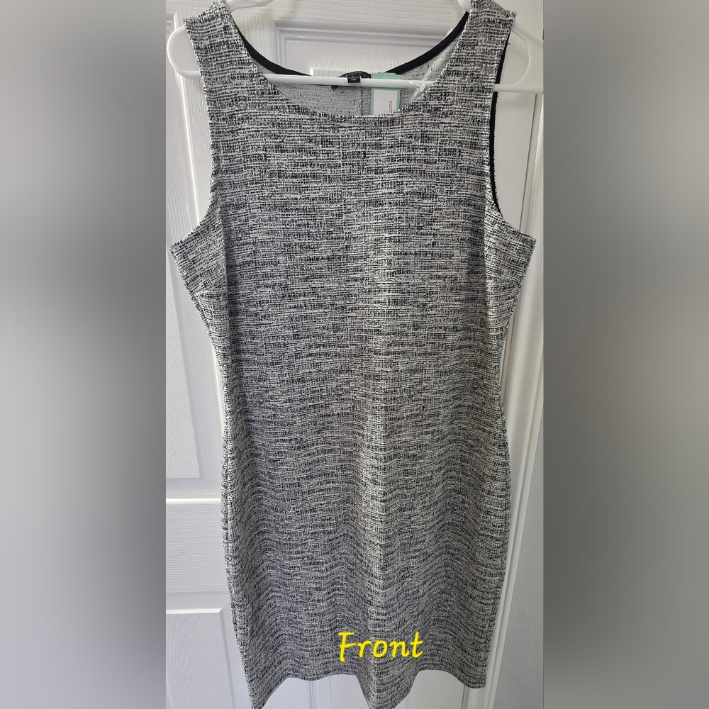 Elegant Black and White Women's Dress